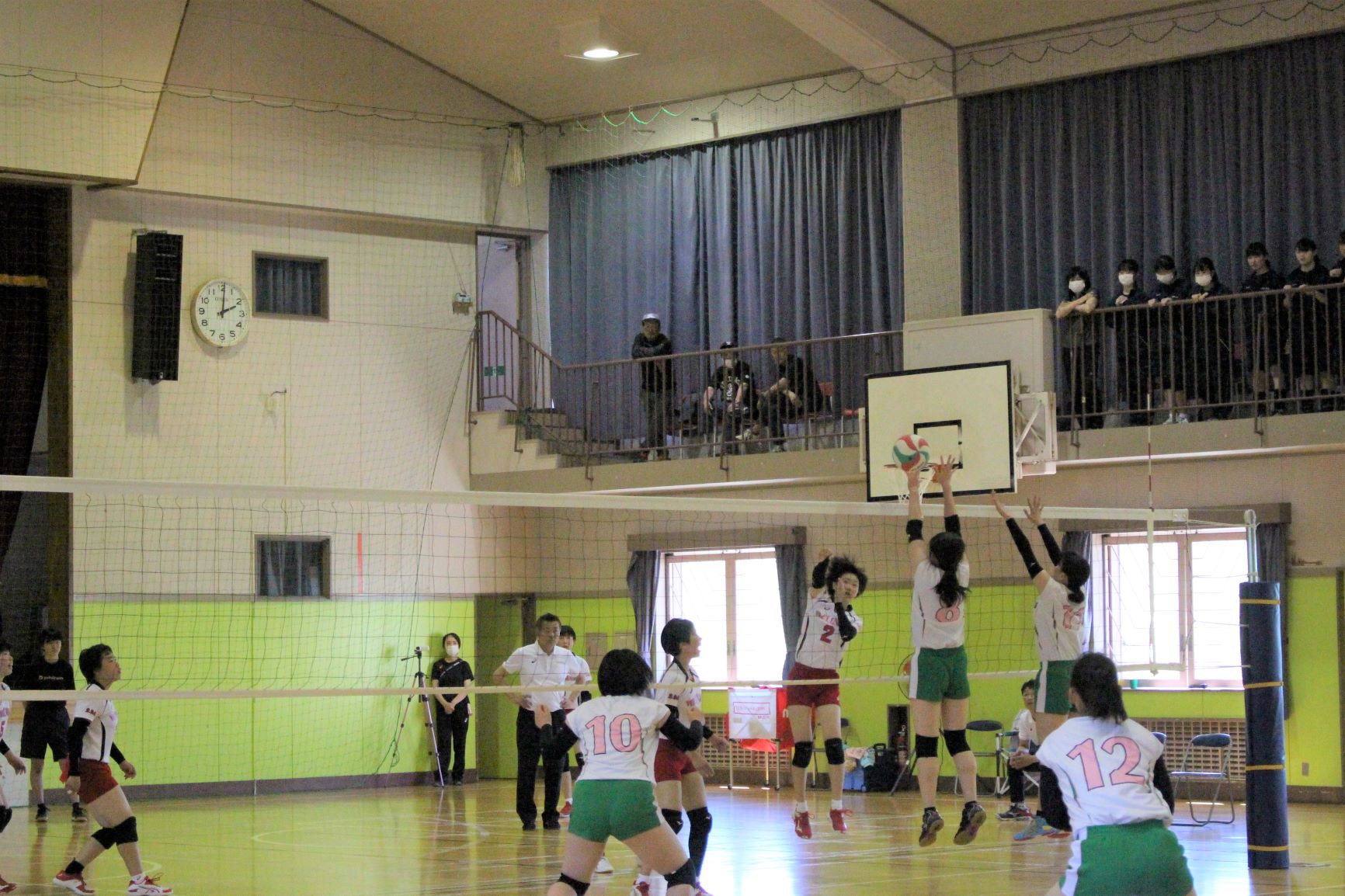 06 初の女子バレー部練習試合 日本ウェルネス宮城高等学校 タイケン学園の全日制高校